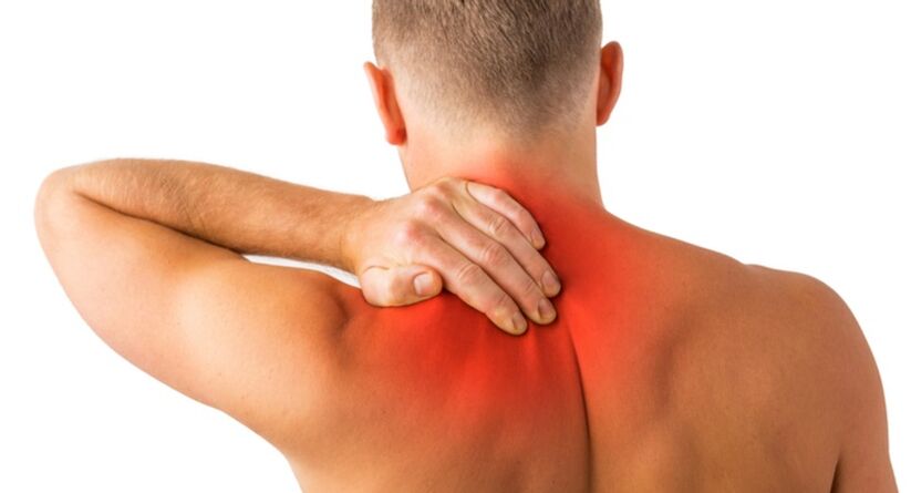 bolesť krku v dôsledku osteochondrózy